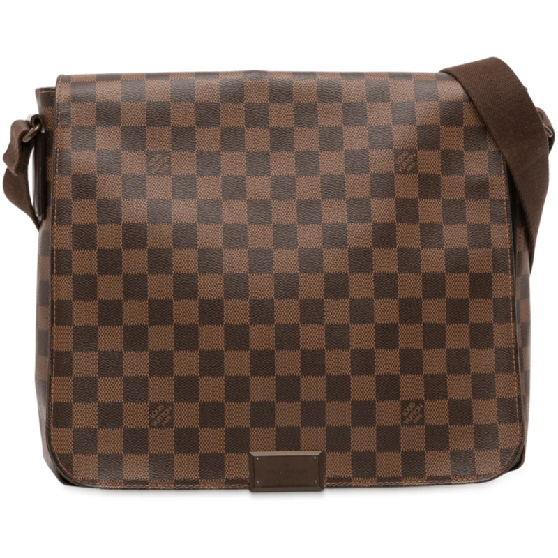 Louis Vuitton Sac à bandoulière Damier Ebene District MM braun