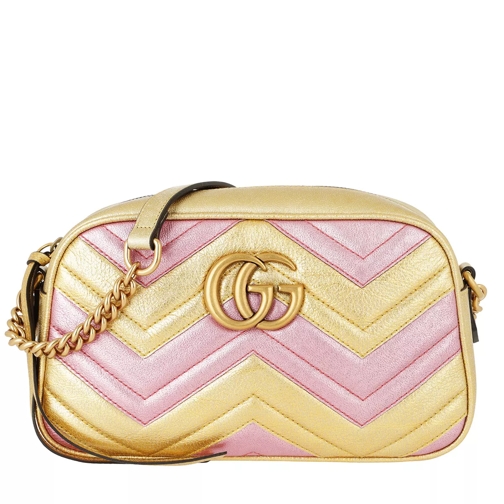 Gucci GG Marmont Bag Leather Pink/Gold Camera Bag