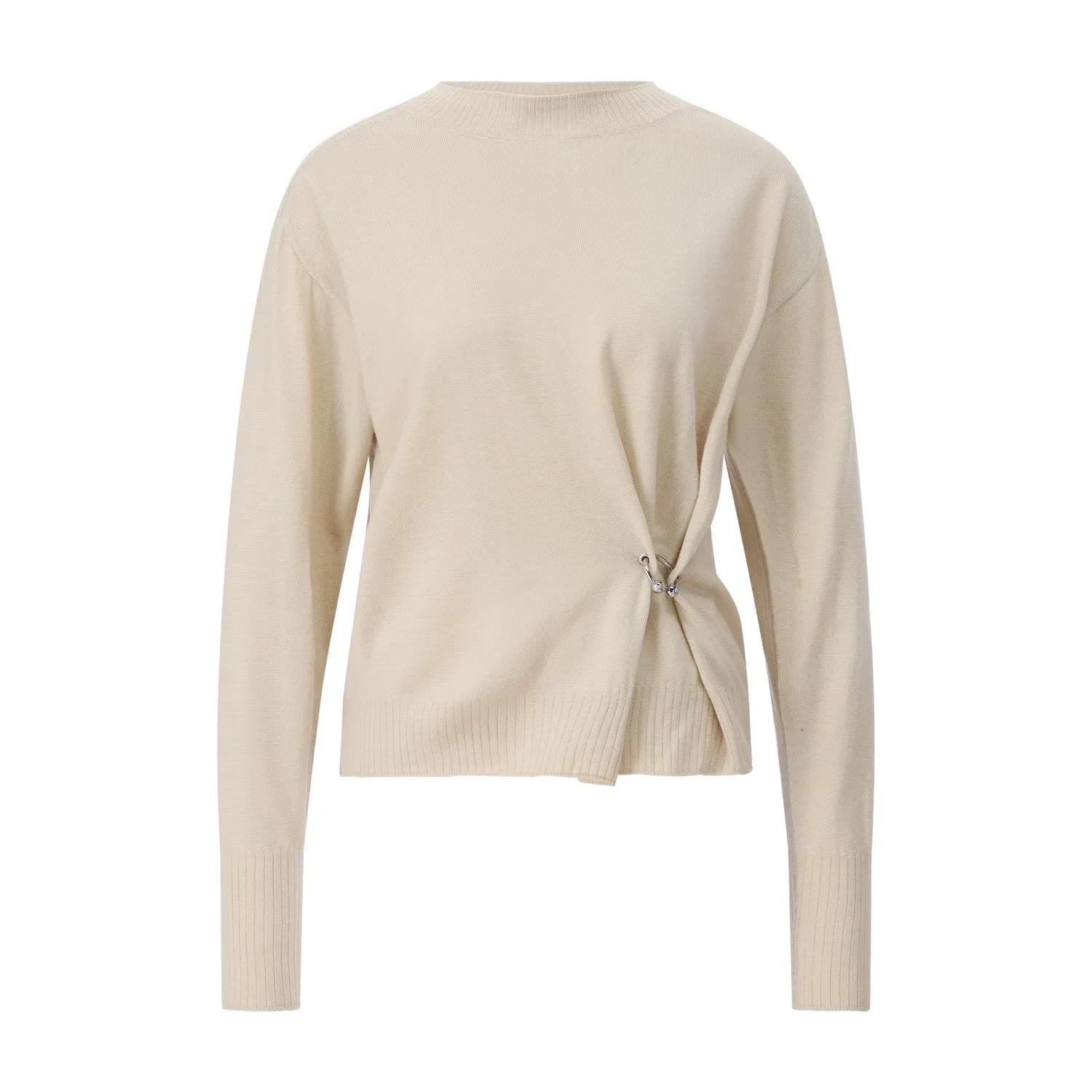 Thumbnail - Patrizia Pepe - Pullover mit Raffung - Größe 38 -