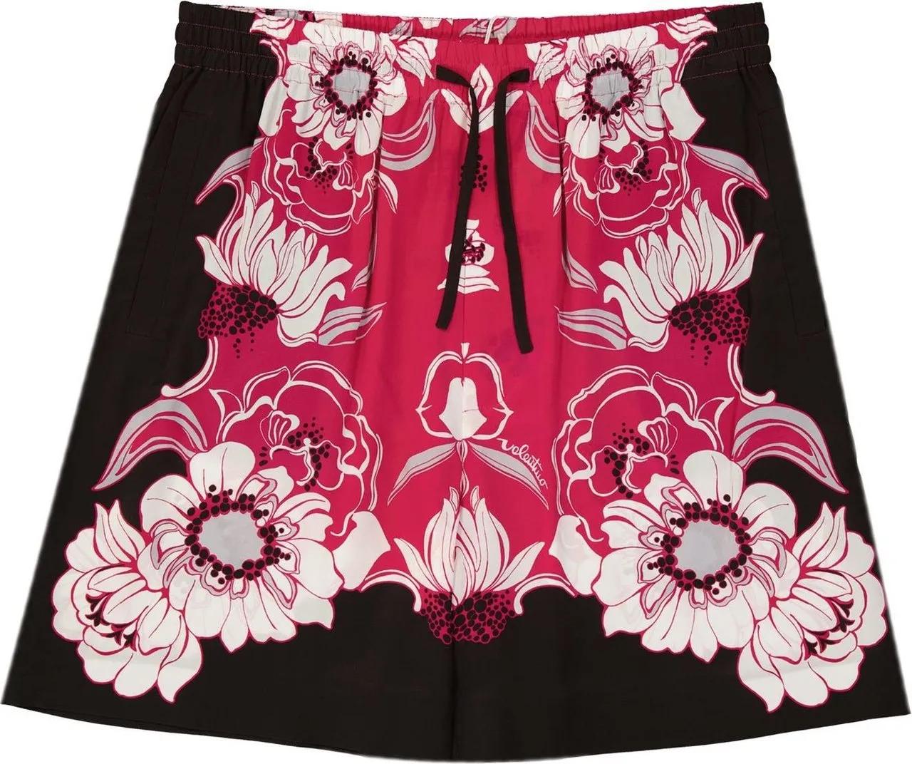 Valentino Garavani - Silk Shorts With Floral Pattern - Größe 50 - rosa