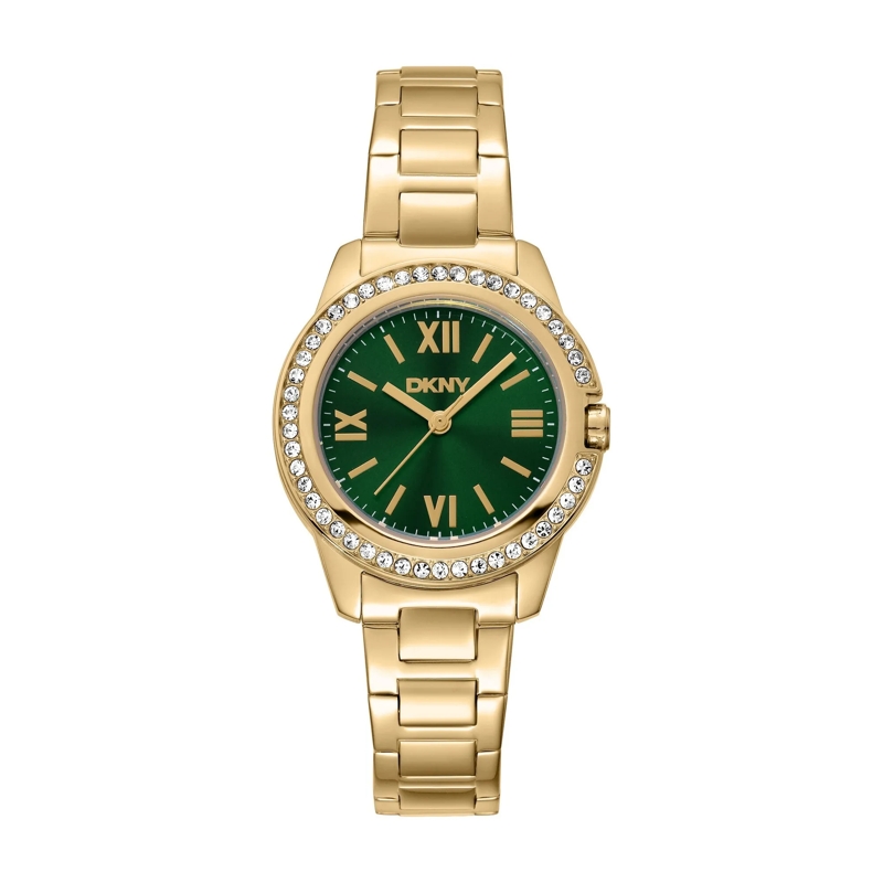 DKNY Quarzuhr Quarzuhr Evening gold