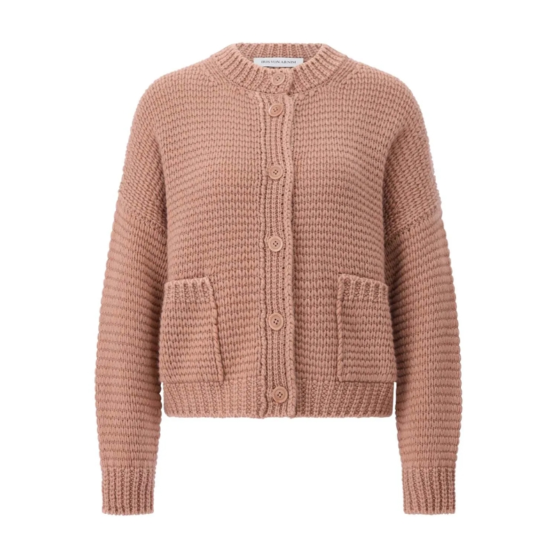 Iris von Arnim Cardigan Strickjacke Marjorie aus Kaschmir Braun