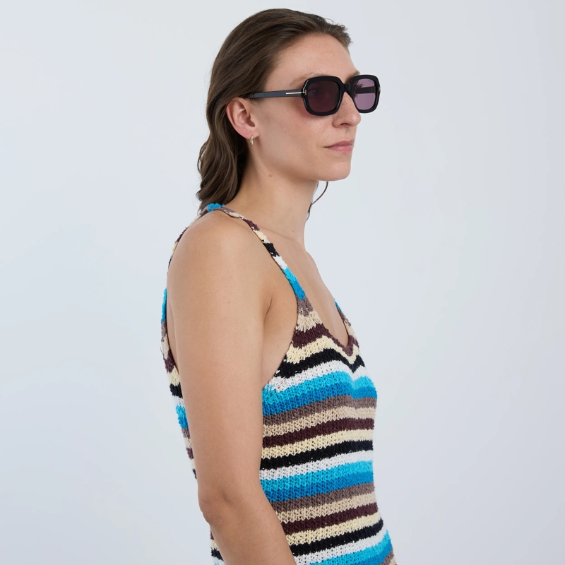 Tom Ford Sonnenbrille Lana-02 Shiny Black(Image 2)