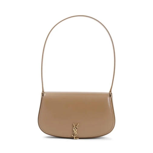 Saint Laurent Demi Lune Hobo Bag Brown Schultertasche