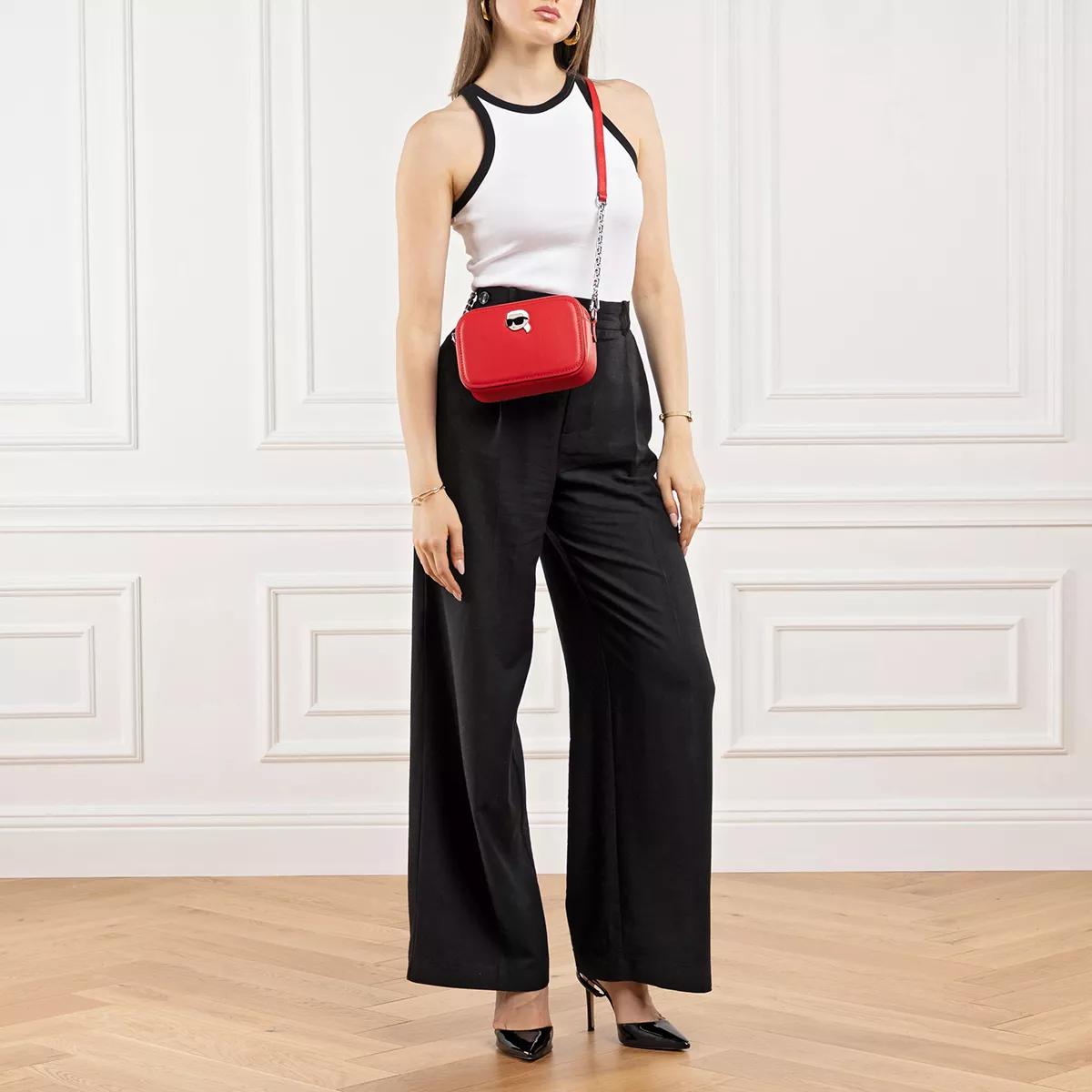 Karl Lagerfeld Crossbody bags K Ikonik 2.0 Leather Cmb Pin in rood