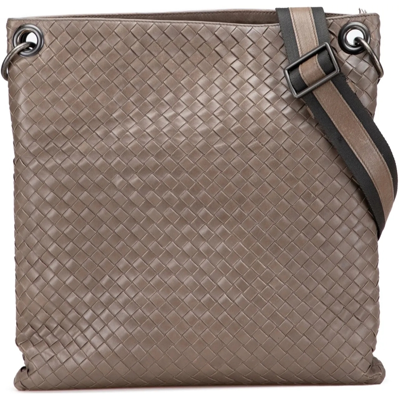 Bottega Veneta Sac à bandoulière Nappa Intrecciato VN Crossbody braun