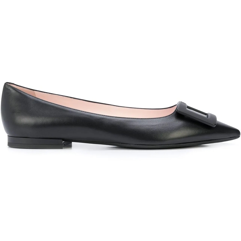 Roger Vivier Ballerinas Flat Shoes Black schwarz