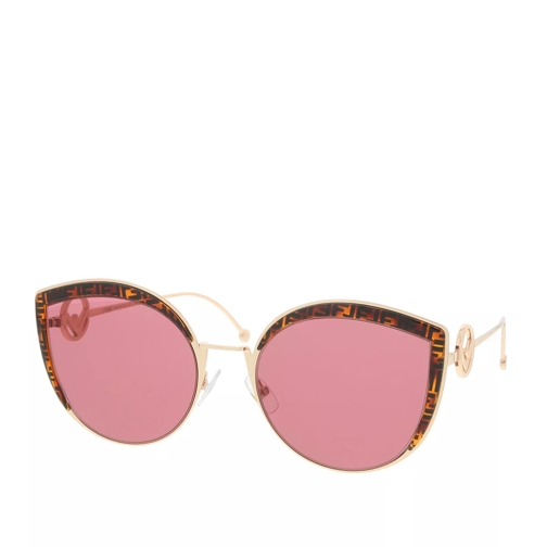 Fendi FF 0290/S Gold Copp Sunglasses