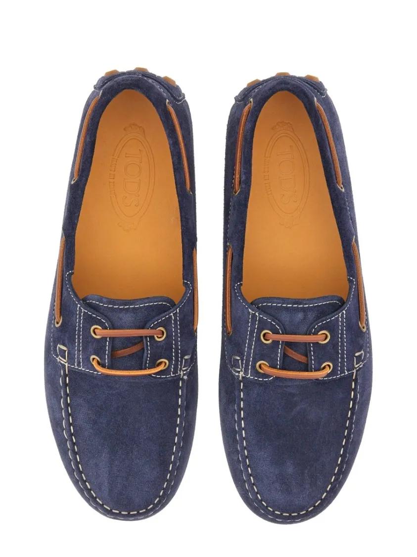 Thumbnail - Tod's Loafer - Classic Blue Calfskin Loafer - Gr. 8 - in Blau - für Damen