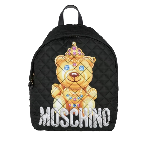Moschino Bear Backpack Black Zaino