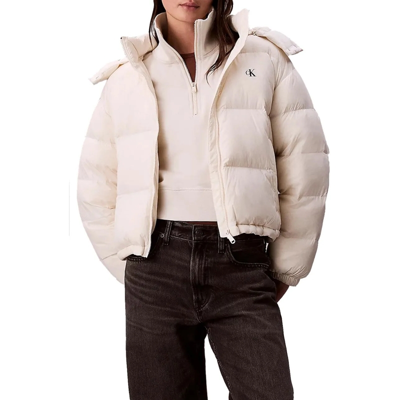 Calvin Klein Veste de transition Coats White weiß