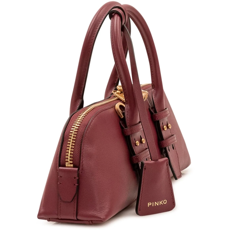 Pinko Tote Borsa Bowling Horizon con Manici braun(Image 3)