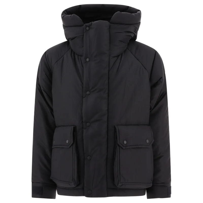 And Wander Parka Padded Black Down Jacket Black