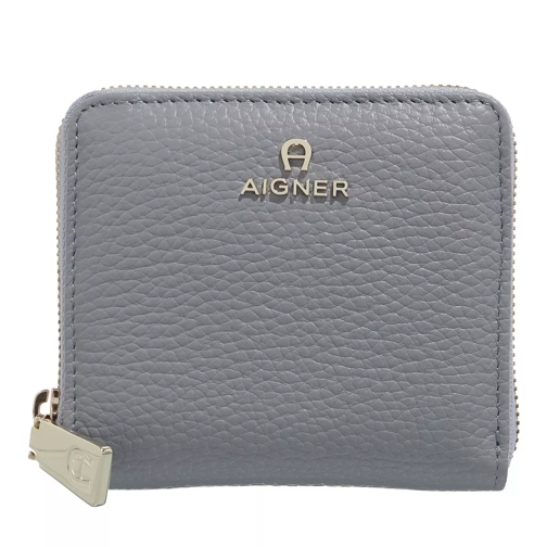 AIGNER Ivy Industrial Grey Portemonnaie mit Zip-Around-Reißverschluss