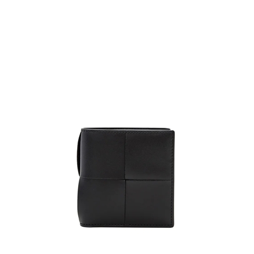 Bottega Veneta Portemonnee Intreccio Wallet Black