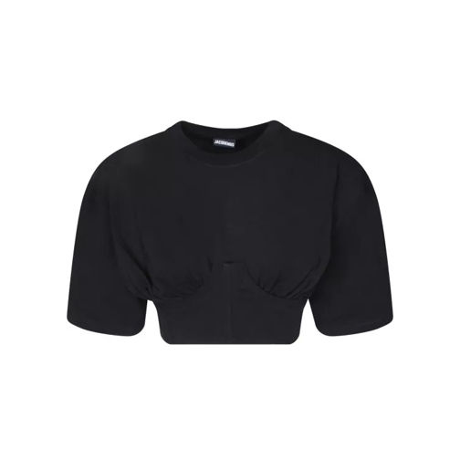 Jacquemus Cotton T-Shirt Black 