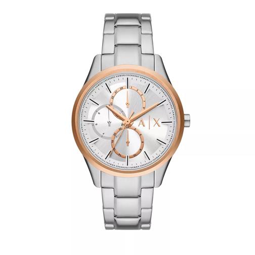 Armani Exchange Armani Exchange Multifunction Stainless Steel Watch Silver Multifunctioneel Horloge