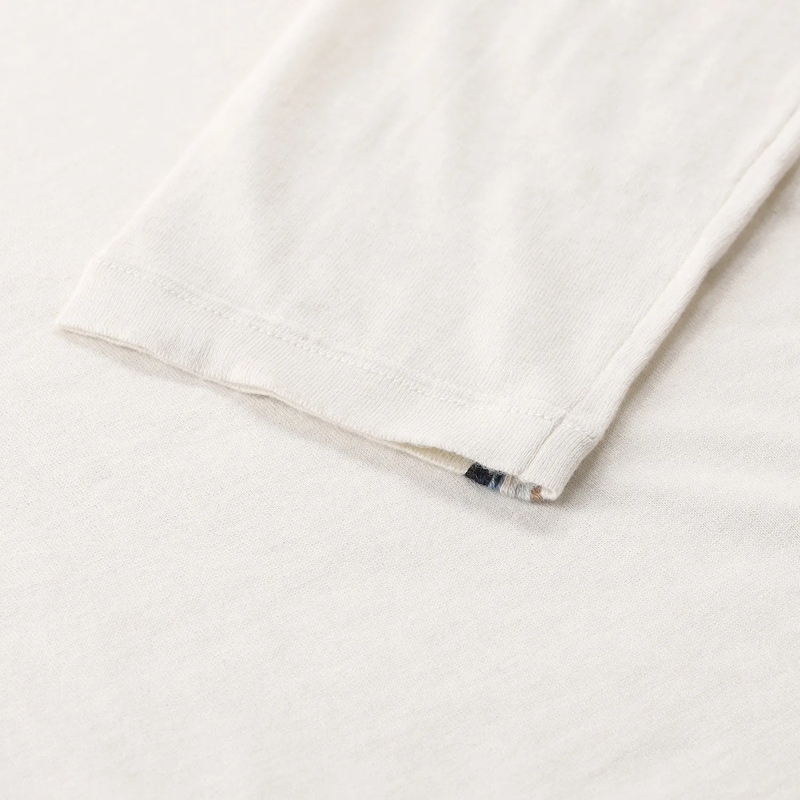Extreme Cashmere T-shirt Longsleeve Jones aus Kaschmir-Mix weiß(Image 3)