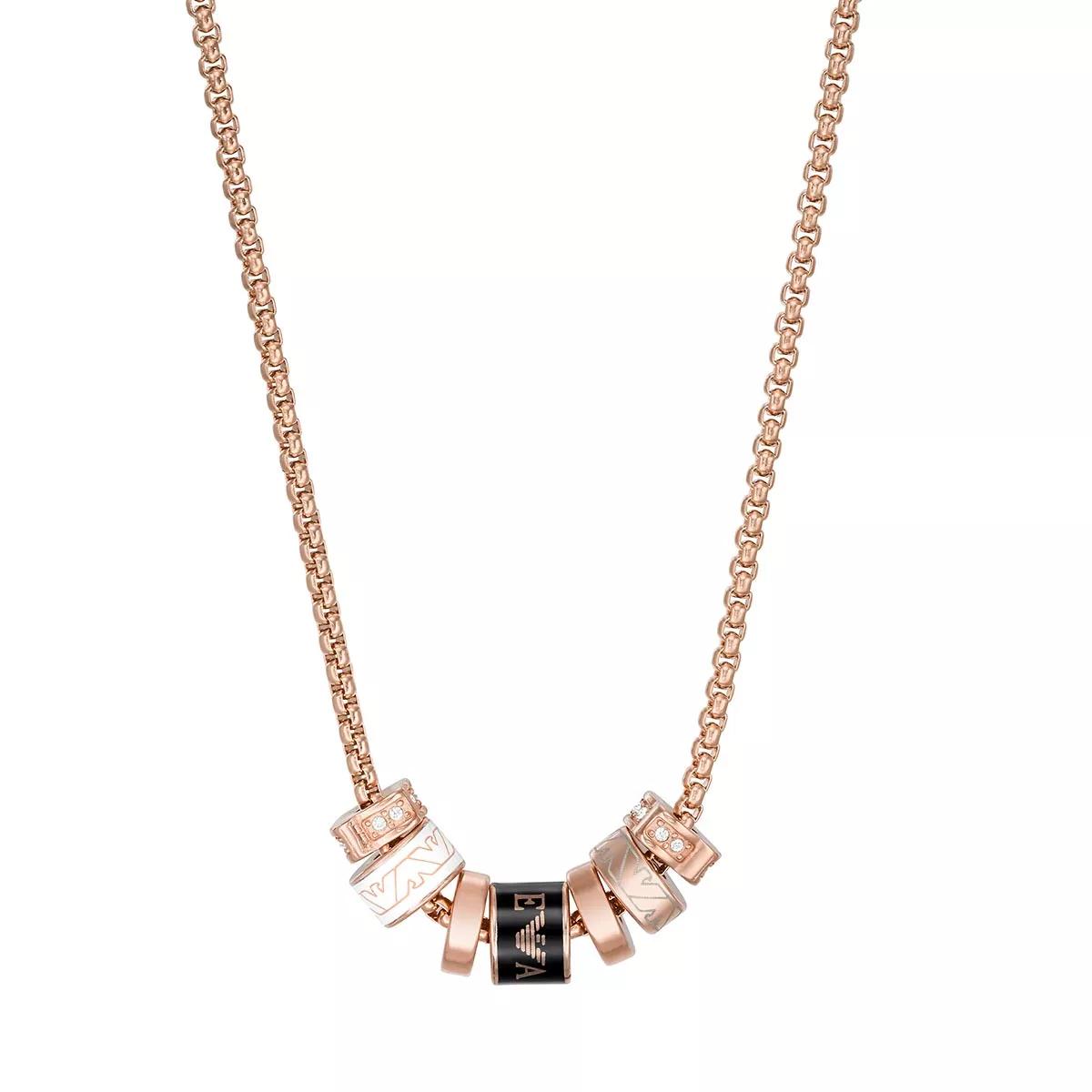 Lacquer Components Necklace Rose Gold Kurze Halskette