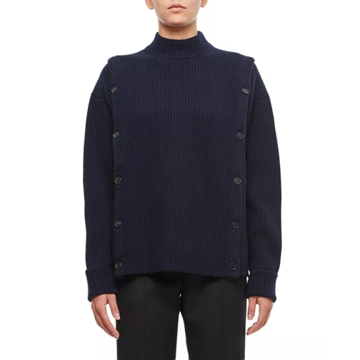 Setchu  Button Jumper Black