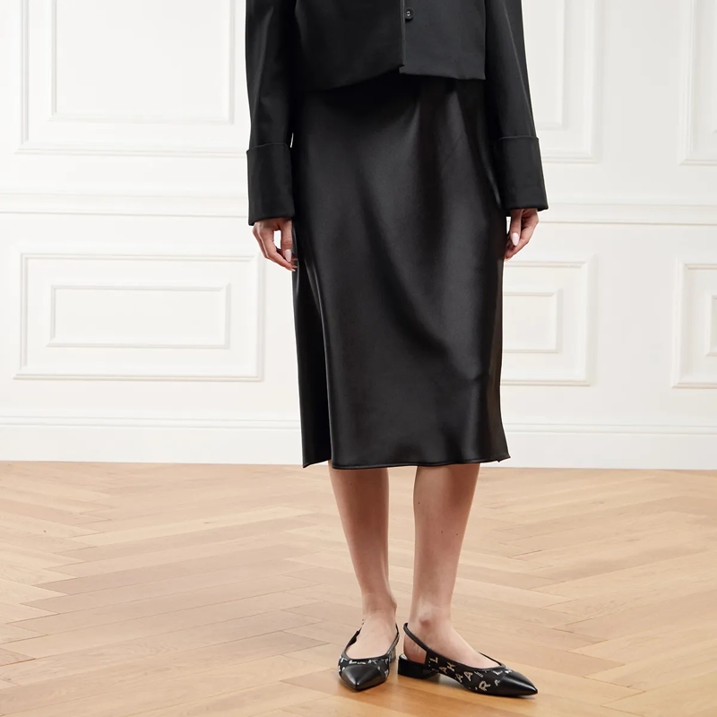 Karl Lagerfeld Sandalen Kerrie Rhinestone Sling Black Mesh W/Silver(Image 2)