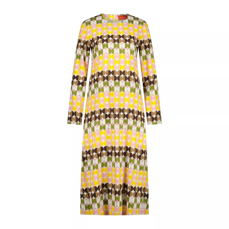 LaDoubleJ  Viskosekleid im Retrolook 47701892825434 Multicolor