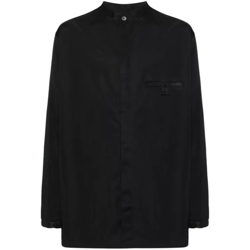 Y-3 Black Twill Shirt Black 