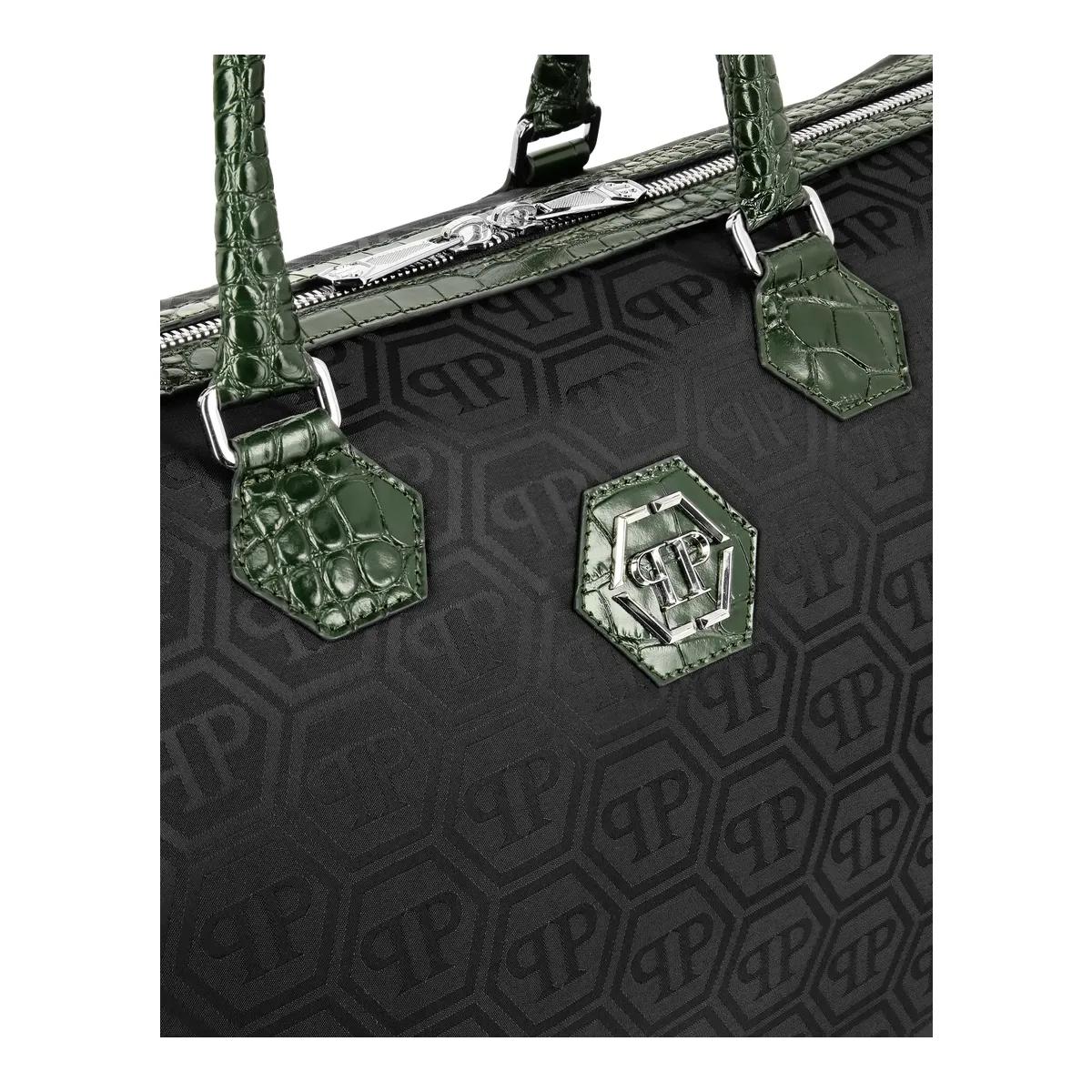 Thumbnail - Philipp Plein Weekender - Henkel Tasche Monogram - Gr. unisize - in Schwarz - für Damen