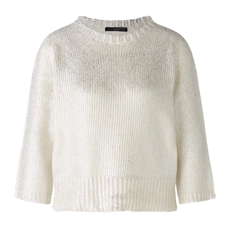 Oui  Pullover silber (Image 2)