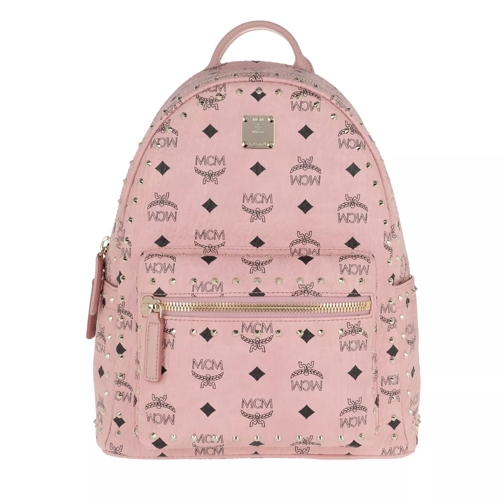 MCM Stark Outline Studs Backpack Small Soft Pink Rugzak