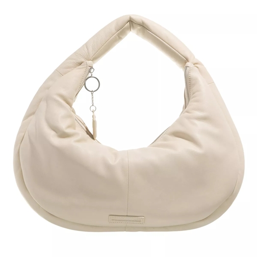 LES VISIONNAIRES Romy Puffy Leather Off White Sac hobo