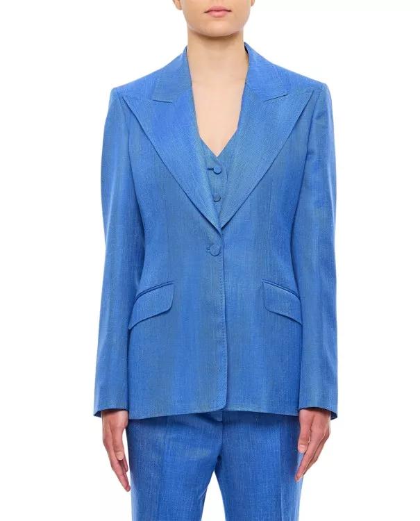 Gabriela Hearst - Leiva Blazer - Größe 40 - blue