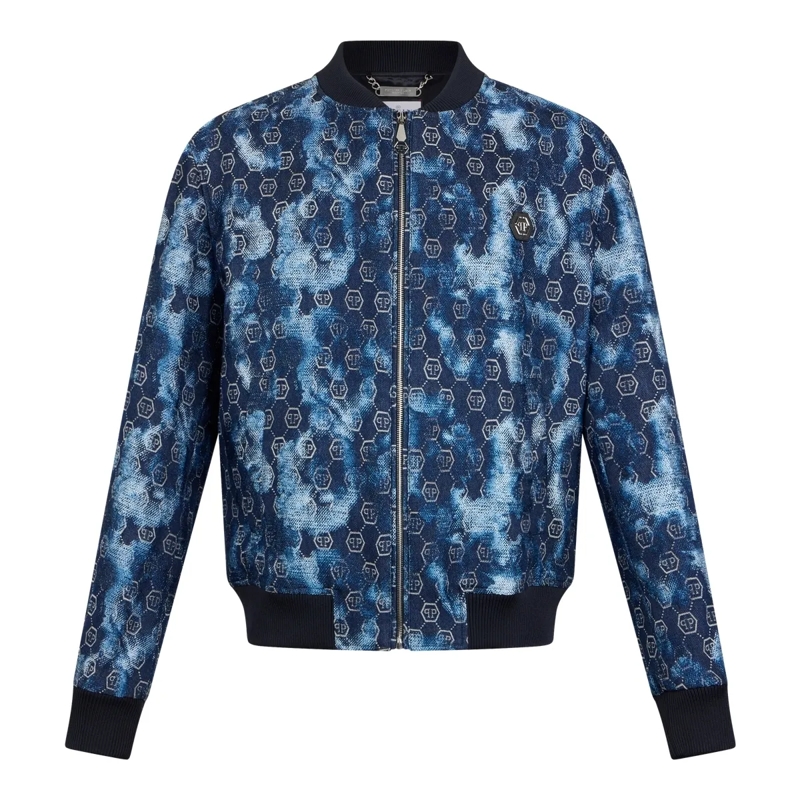 Philipp Plein Blouson Lässigkeit trifft auf originellen Stil bei dieser  schwarz