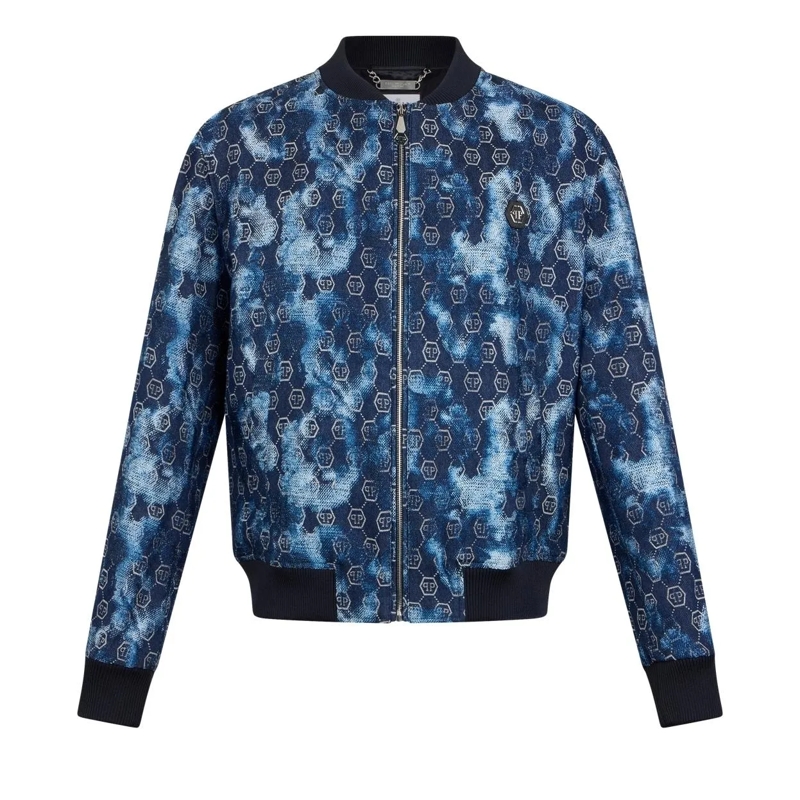 Philipp Plein Blouson Lässigkeit trifft auf originellen Stil bei dieser  schwarz