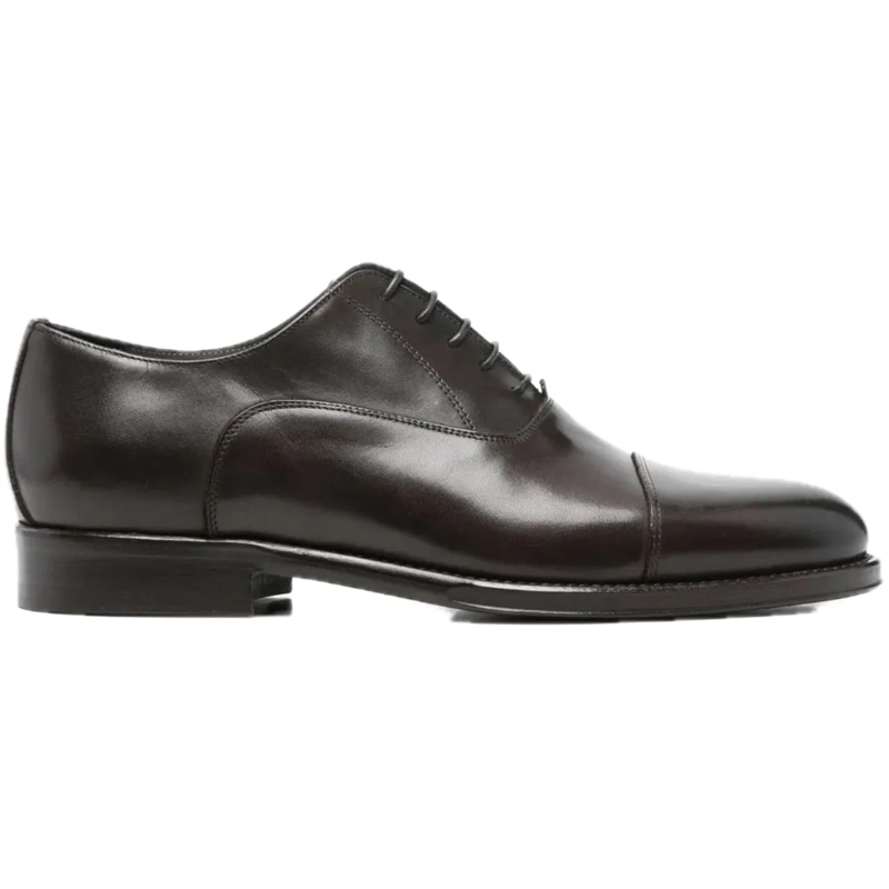 Corneliani Claquettes schoenen bruin leder braun