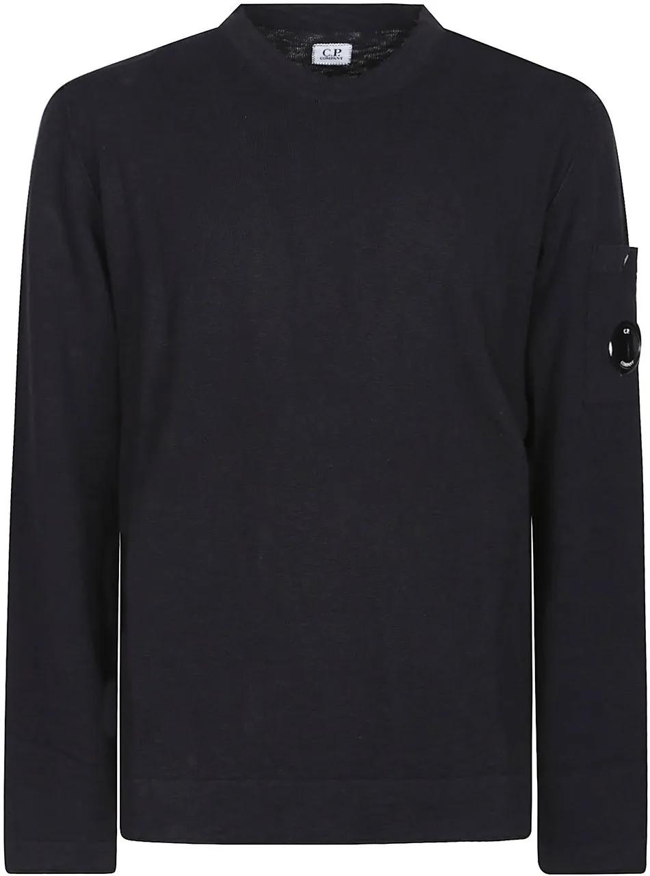 Thumbnail - CP Company - Lens Sweater Blue - Größe M - blue