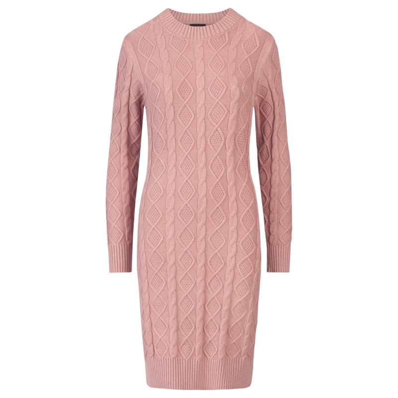 Apart Strickkleid Strickkleid mauve