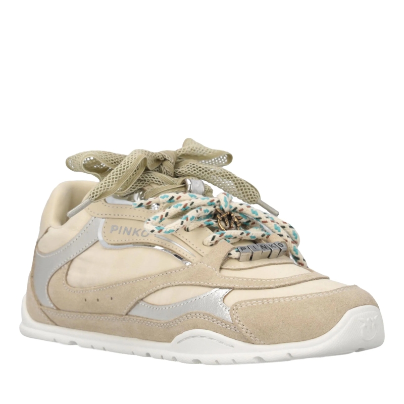 Pinko Low-Top-Sneaker Yulia 01 - Sneaker Cow Suede/Nylon Corda Corda(Image 2)