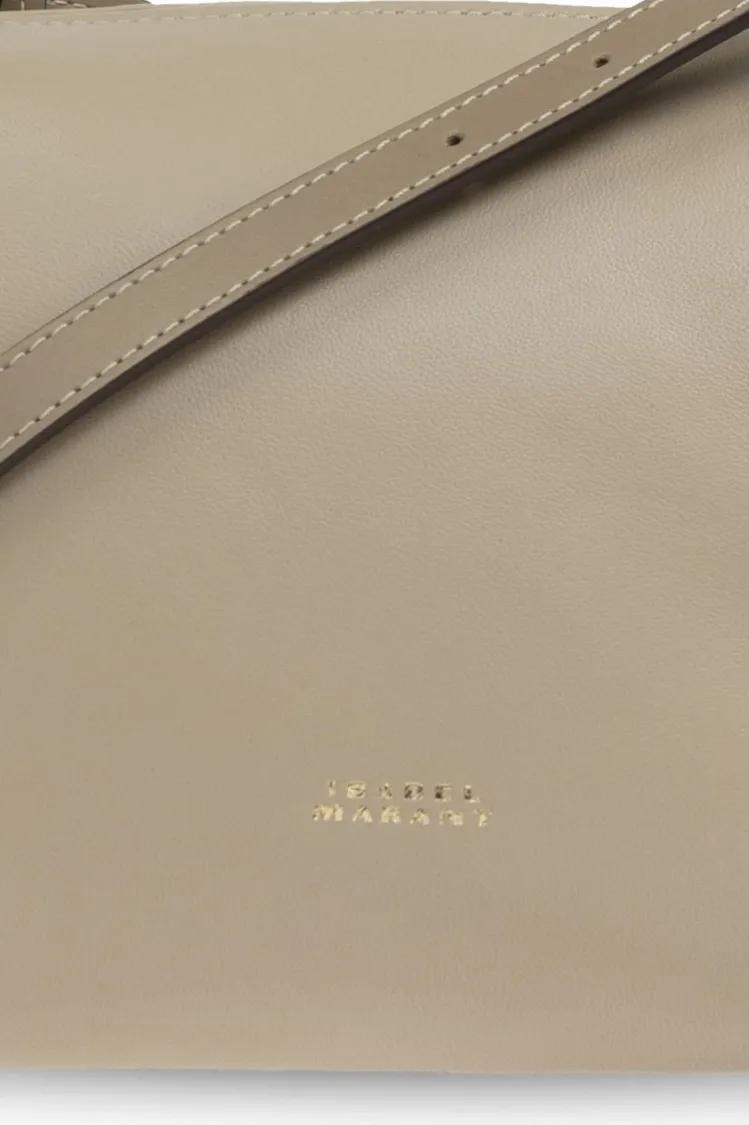 Thumbnail - Isabel Marant Hobo Bags - Structured Black Bag With Smooth Texture And Clean - Gr. unisize - in Rosa - für Damen