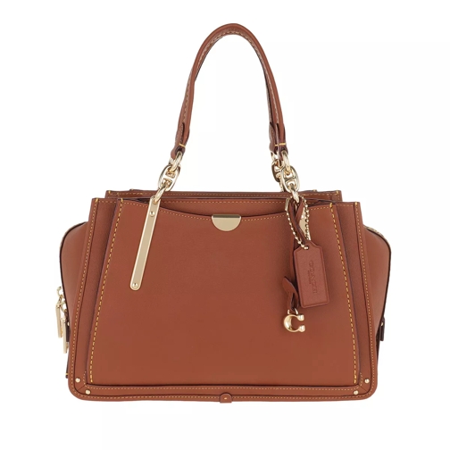 Coach Smooth Grain Leather Dreamer Brown Tote