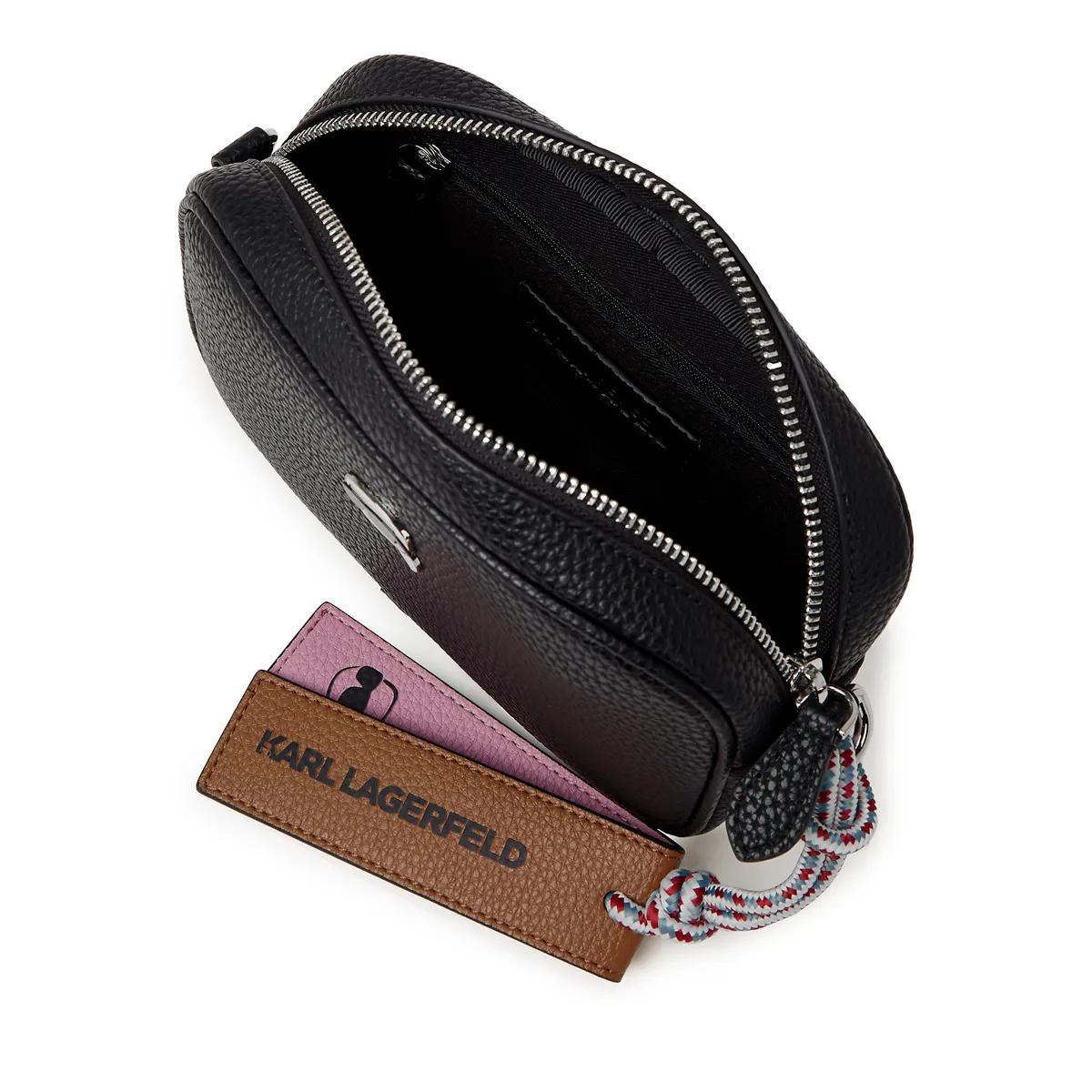 Thumbnail - Karl Lagerfeld Crossbody Bags - Ikon Pebble Kameratasche - Gr. unisize - in Schwarz - für Damen