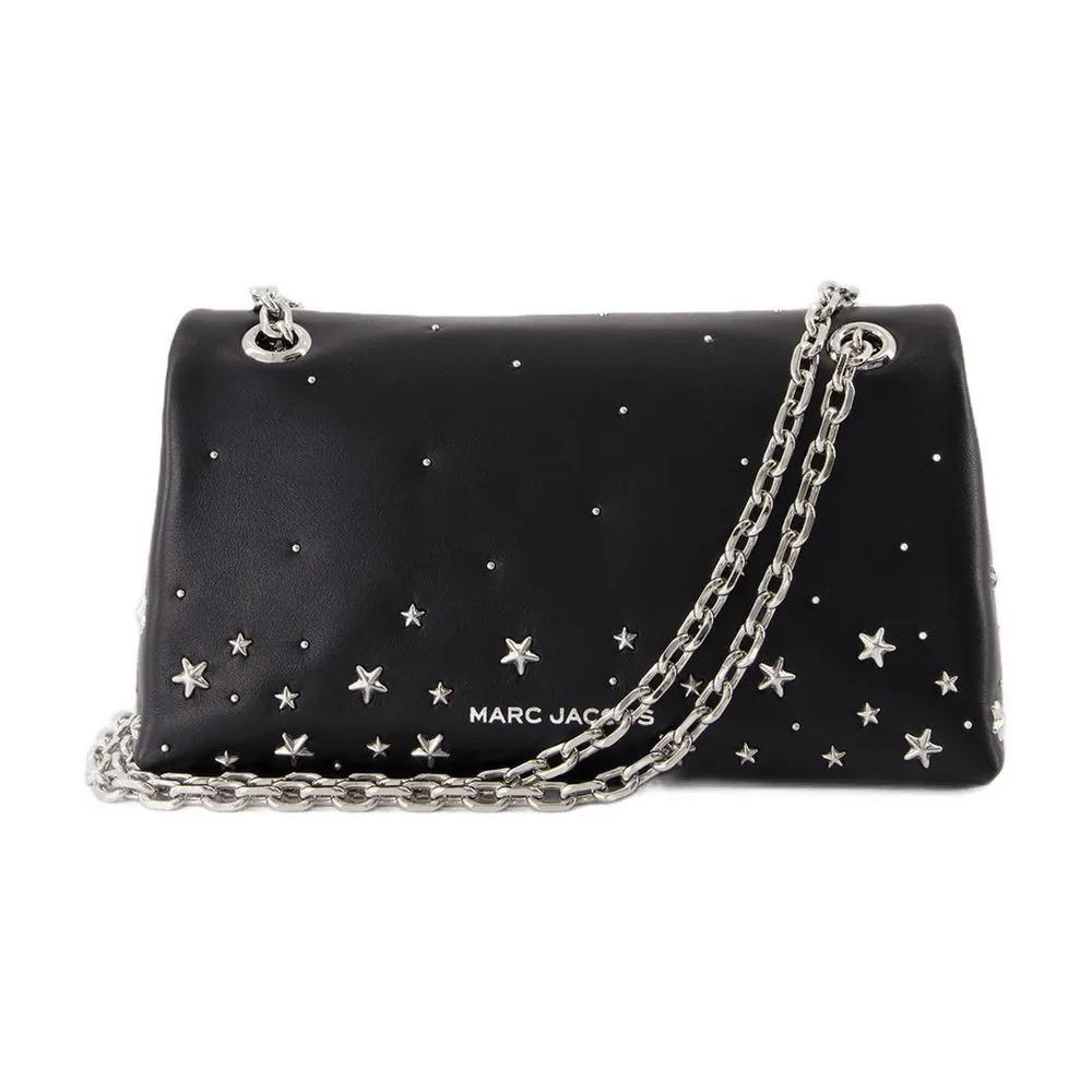 Marc Jacobs Hobo bags Wallet On Chain Leather Black in zwart