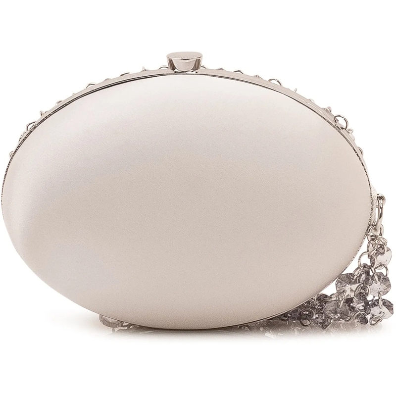 Self Portrait Clutch Clutch Ovale con Applicazioni Cristallo silber(Image 4)