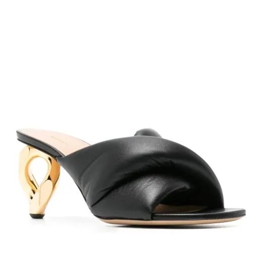 J.W.Anderson Black Chain Mules Black Mule