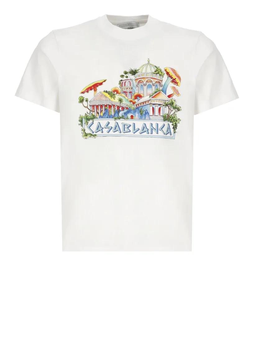 Casablanca - The Road To Knowledge T-Shirt - Größe XS - weiß