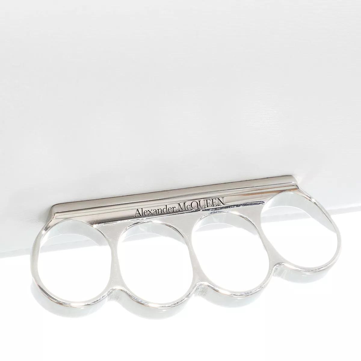 Thumbnail - Alexander McQueen Crossbody Bags - Four Ring Crossbody Bag - Gr. unisize - in Weiß - für Damen