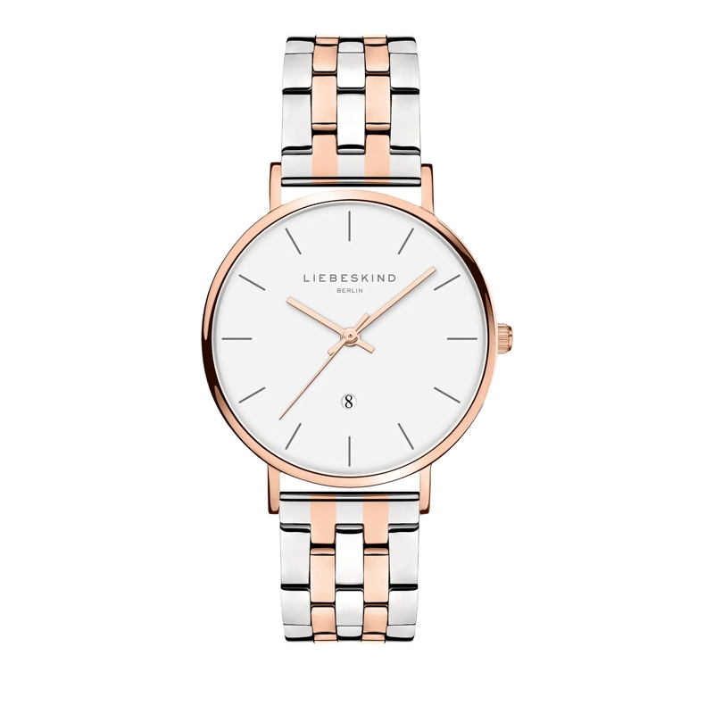 Liebeskind Berlin Automatikuhr Watch Bicolour Rose Gold and Silver