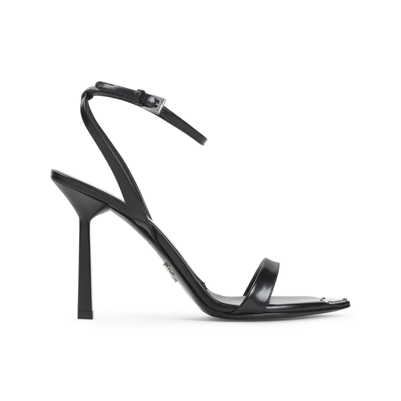 Prada Sandalen High-Heeled Sandals With Ankle Strap Black