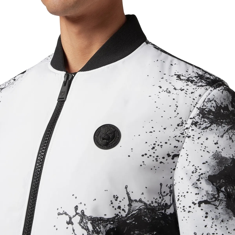 Plein Sport Daunenjacke Bomberjacke Splash Extreme weiss(Image 4)