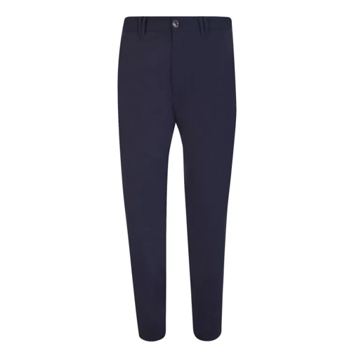 Nine In The Morning Blue Slim Trousers Blue Pantalons